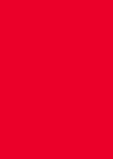 Einfarbige Fläche in leuchtendem Rot.